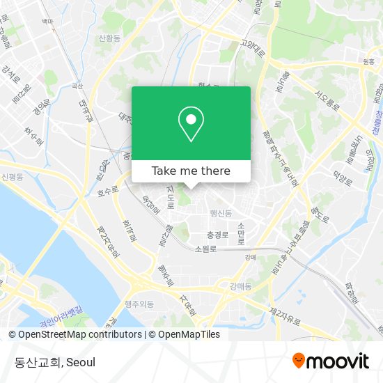 동산교회 map