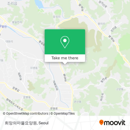 희망의마을요양원 map