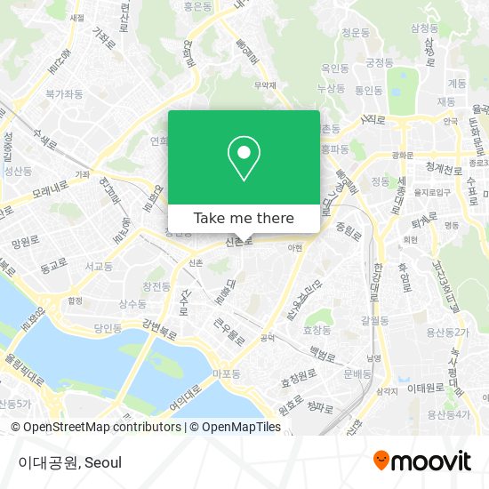 이대공원 map