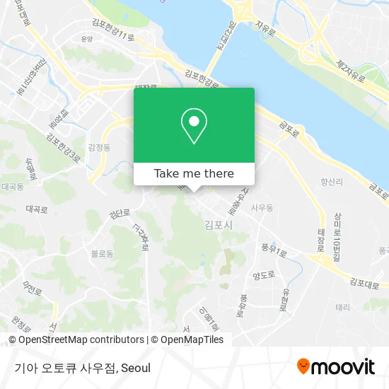 기아 오토큐 사우점 map