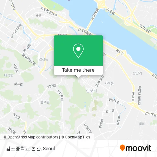 김포중학교 본관 map