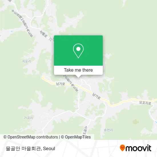 물골안 마을회관 map
