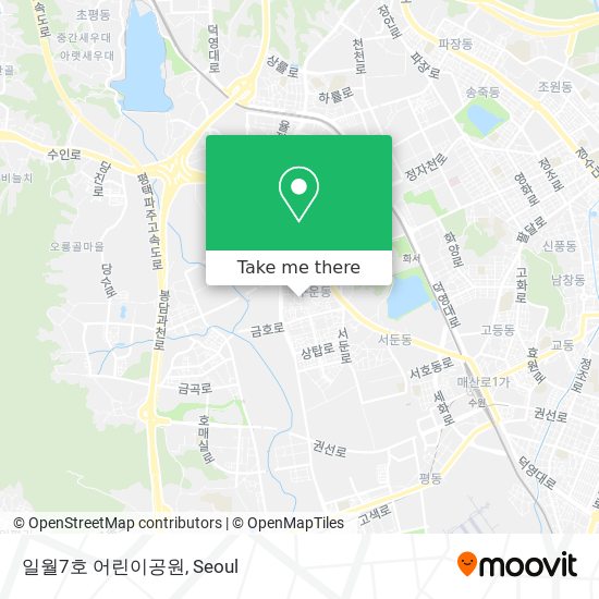 일월7호 어린이공원 map