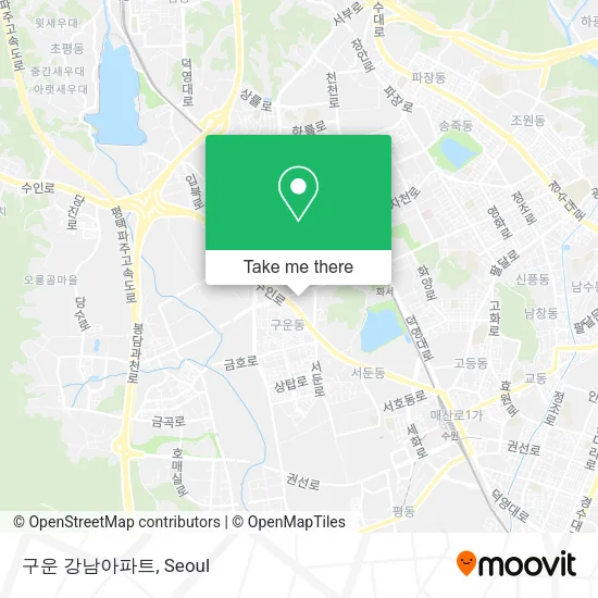 구운 강남아파트 map