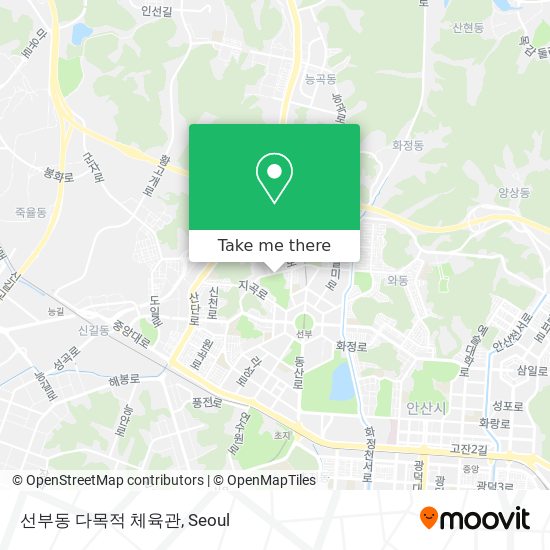 선부동 다목적 체육관 map