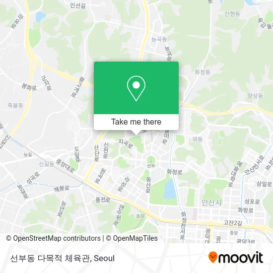선부동 다목적 체육관 map