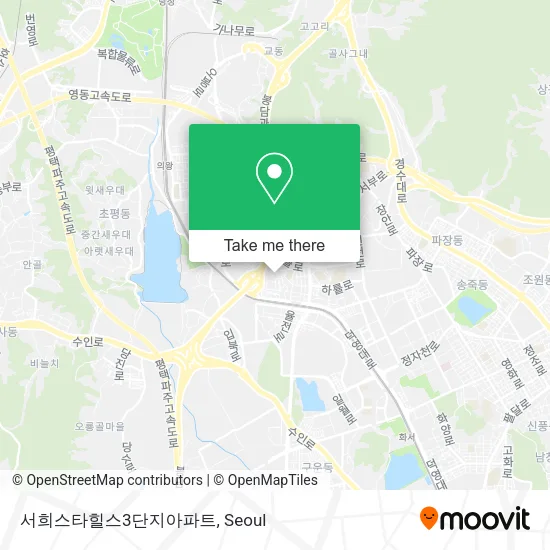서희스타힐스3단지아파트 map