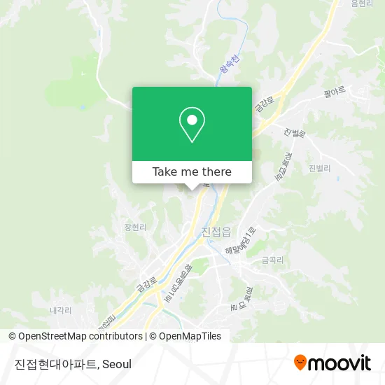 진접현대아파트 map