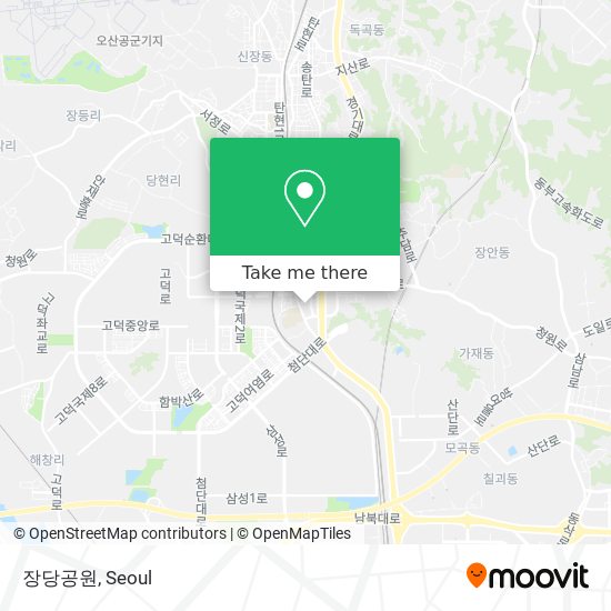 장당공원 map