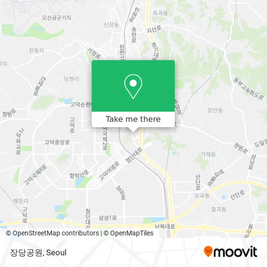 장당공원 map