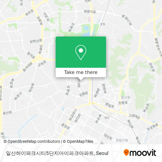 일산하이파크시티5단지아이파크아파트 map