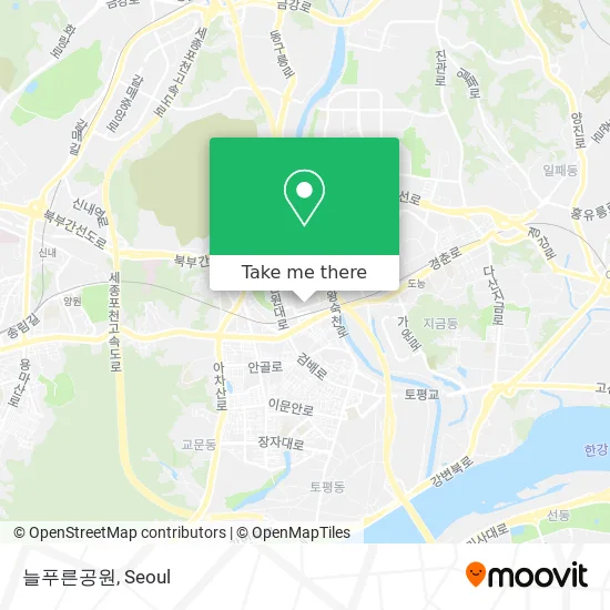 늘푸른공원 map