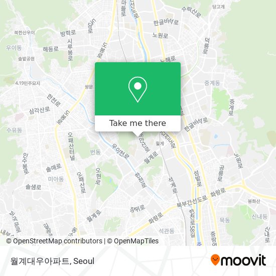 월계대우아파트 map