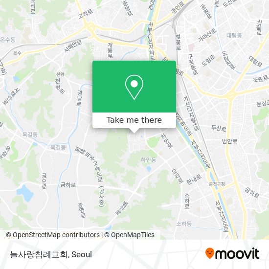 늘사랑침례교회 map