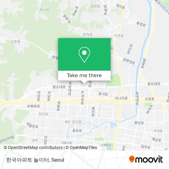 한국아파트 놀이터 map