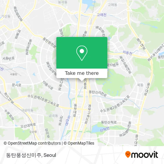 동탄풍성신미주 map
