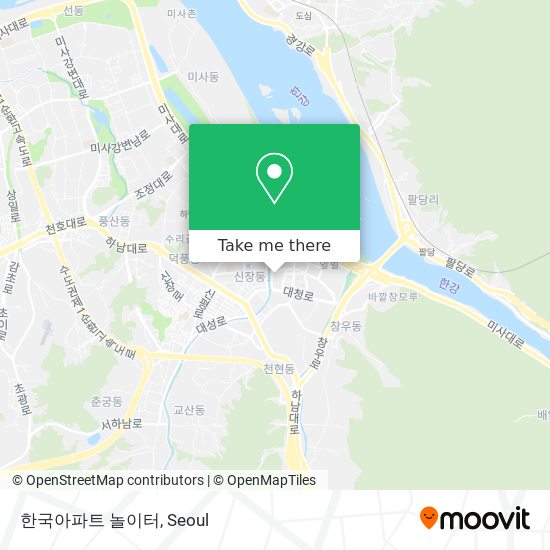 한국아파트 놀이터 map