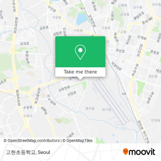 고현초등학교 map