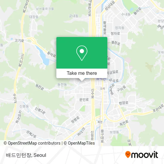 배드민턴장 map