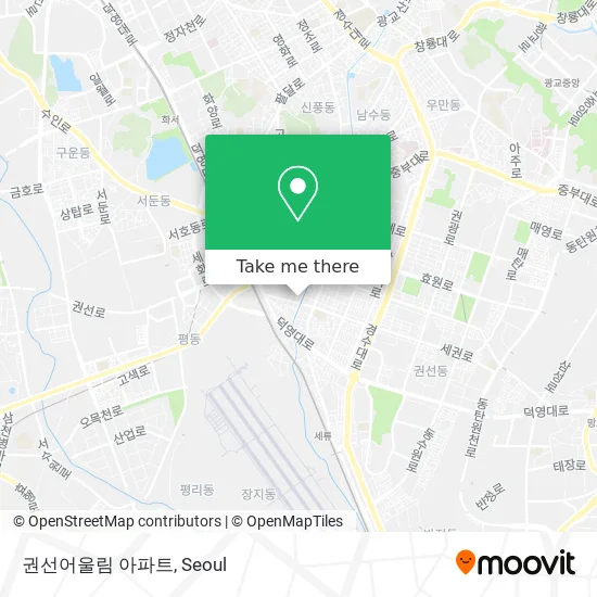 권선어울림 아파트 map