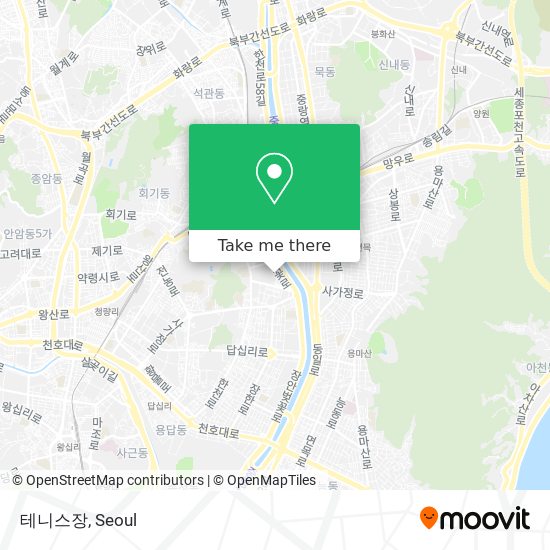 테니스장 map