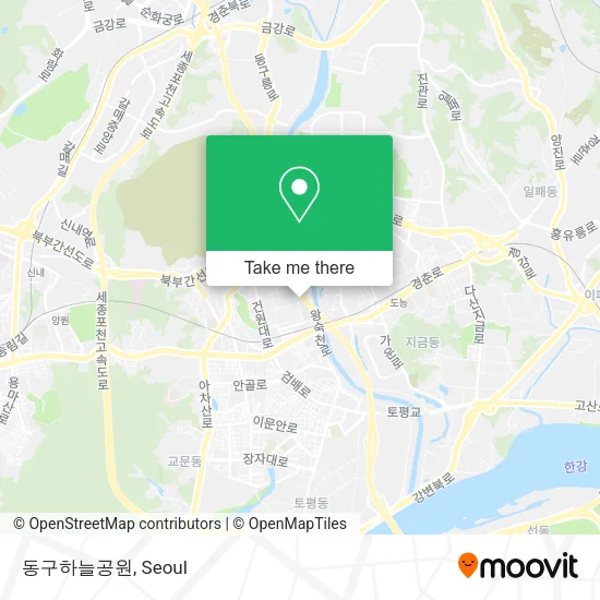 동구하늘공원 map