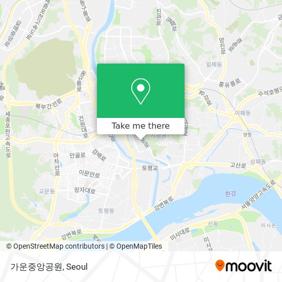 가운중앙공원 map