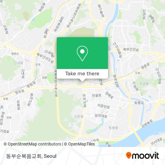 동부순복음교회 map