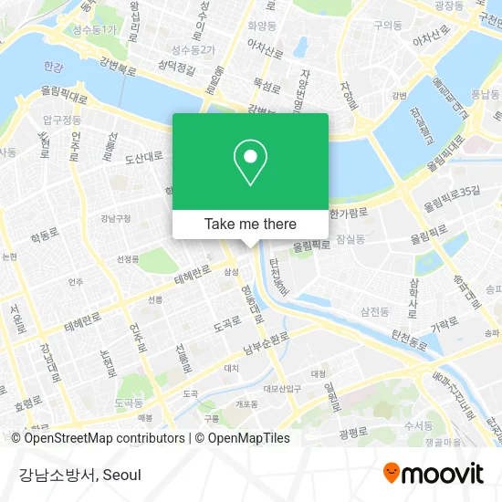 강남소방서 map
