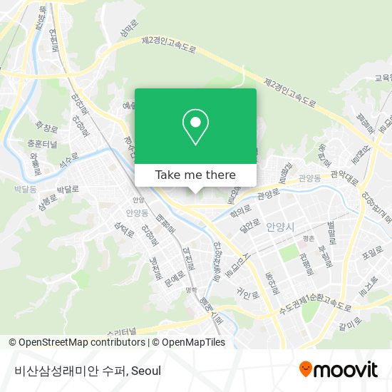 비산삼성래미안 수퍼 map