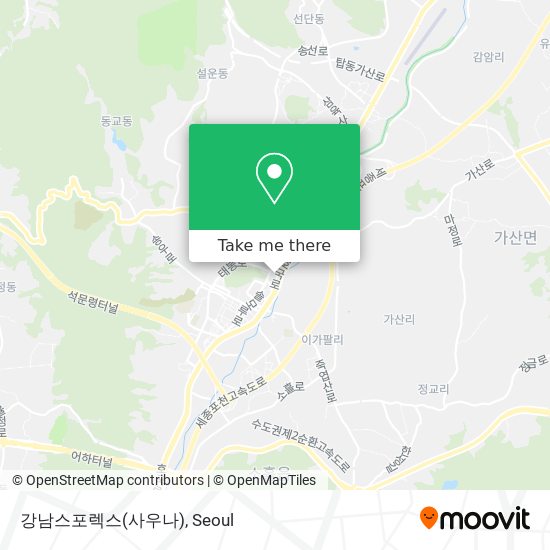 강남스포렉스(사우나) map