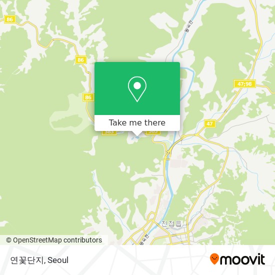 연꽃단지 map