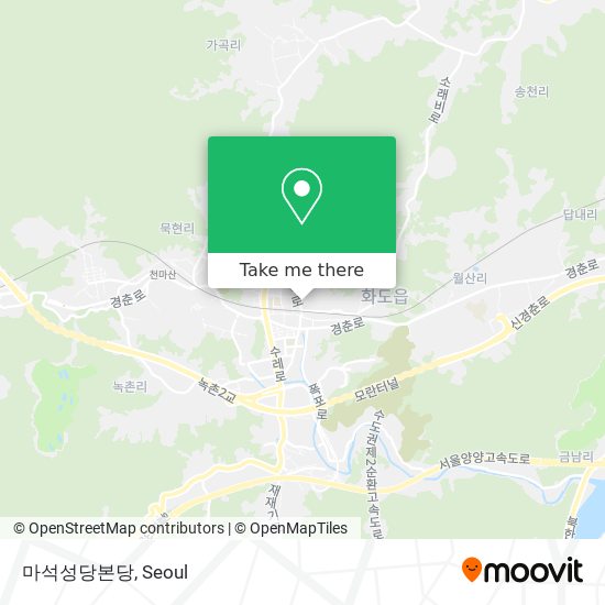 마석성당본당 map