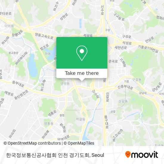 한국정보통신공사협회 인천 경기도회 map