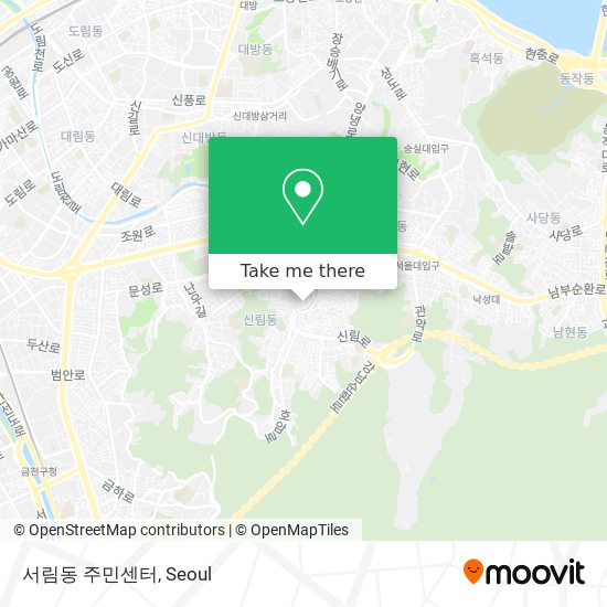 서림동 주민센터 map