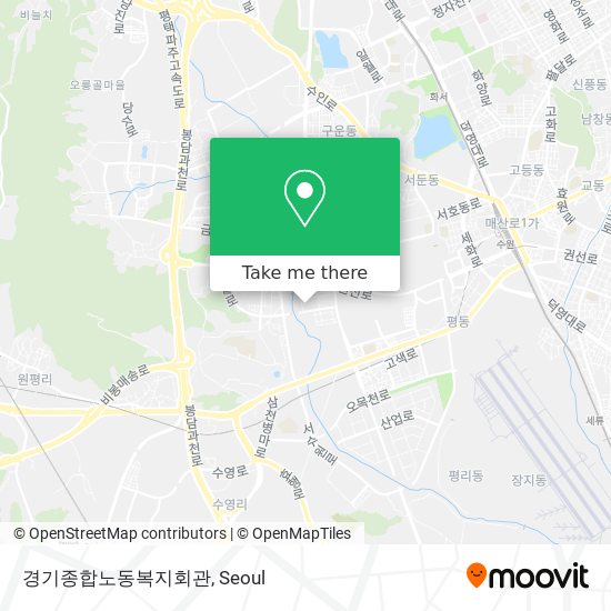 경기종합노동복지회관 map