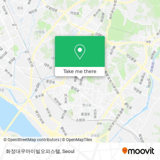 화정대우마이빌오피스텔 map