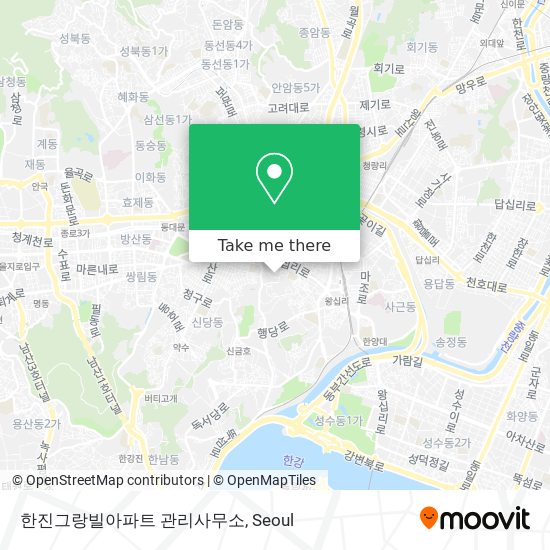 한진그랑빌아파트 관리사무소 map