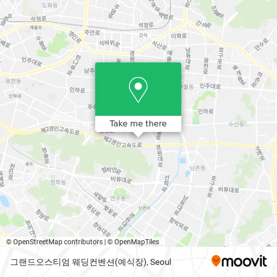 그랜드오스티엄 웨딩컨벤션(예식장) map
