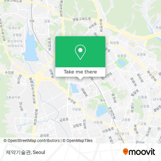 제약기술관 map