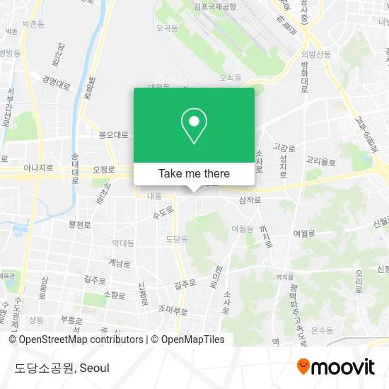 도당소공원 map