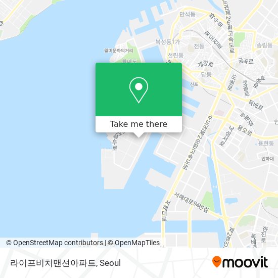 라이프비치맨션아파트 map