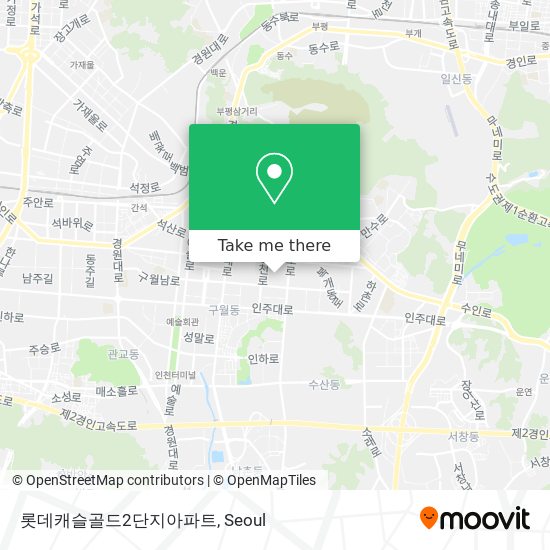 롯데캐슬골드2단지아파트 map