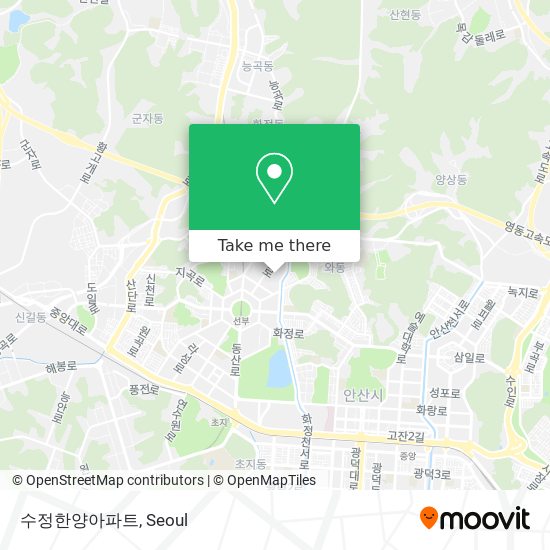 수정한양아파트 map