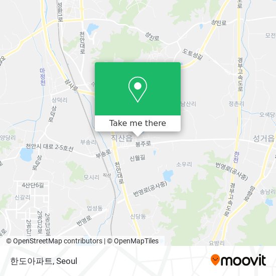 한도아파트 map