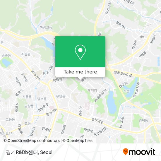 경기R&Db센터 map