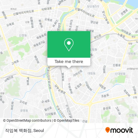 작업복 백화점 map