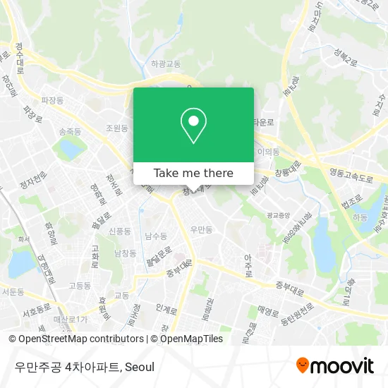 우만주공 4차아파트 map