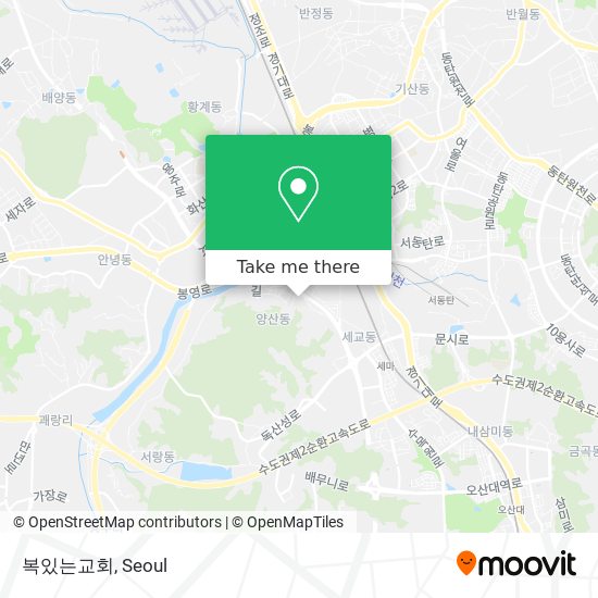 복있는교회 map