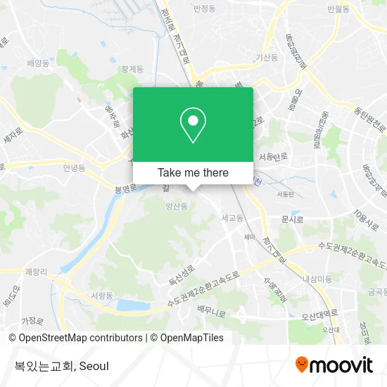 복있는교회 map